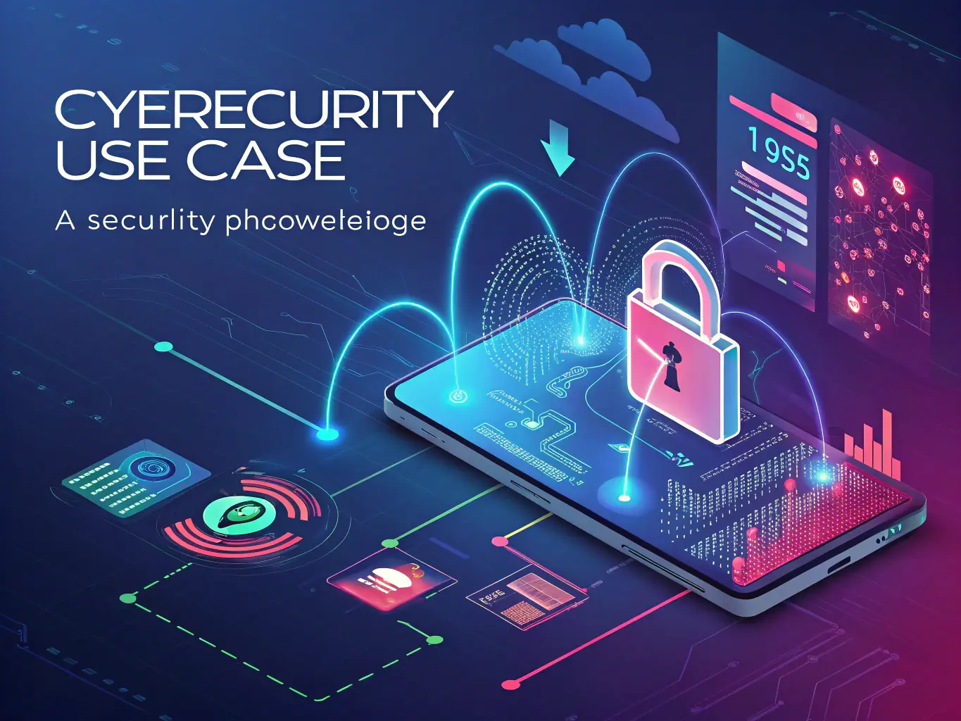 An image showcasing various cybersecurity software interfaces and tools in use, representing a comprehensive suite.